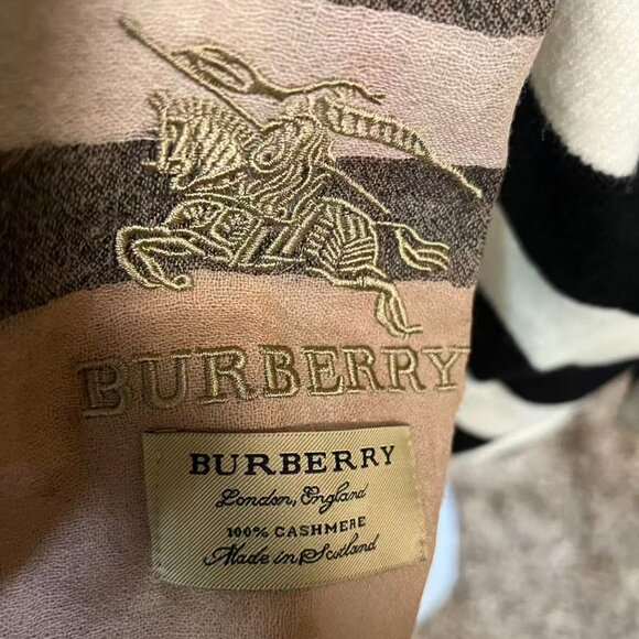 Burberry Check Wool-Silk Scarf - Picture 3 of 7